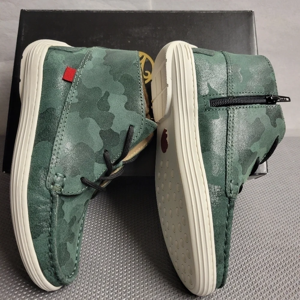 NIB‎ Marc Joseph West Houston Camo Green Kids Bootie